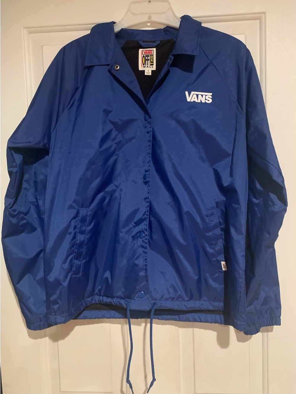 Vans Blue Off the Wall Windbreaker  Jacket S